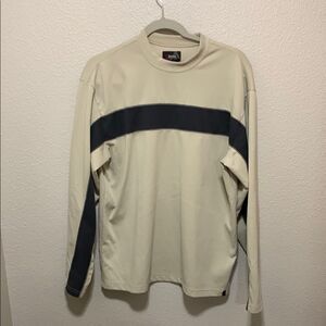 Alpine Design Men's Beige and Black Long Sleeve Shirt